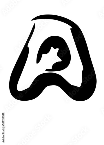 Rough Hand Drawn Fat Rounded Font Type