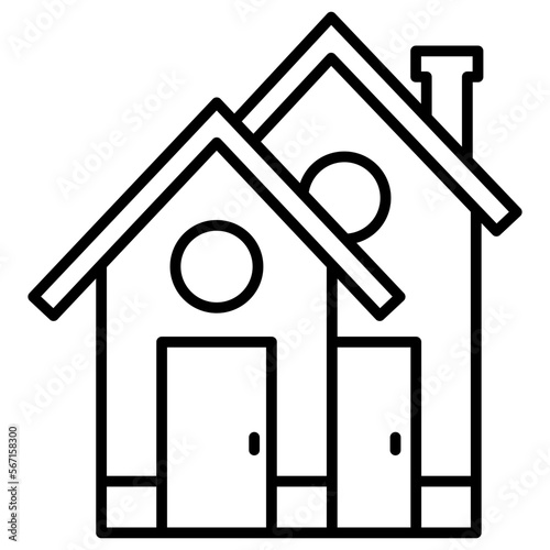 Outlined House icon