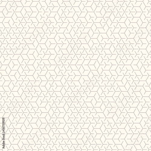  Hexagonal Maze pattern abstract illustration