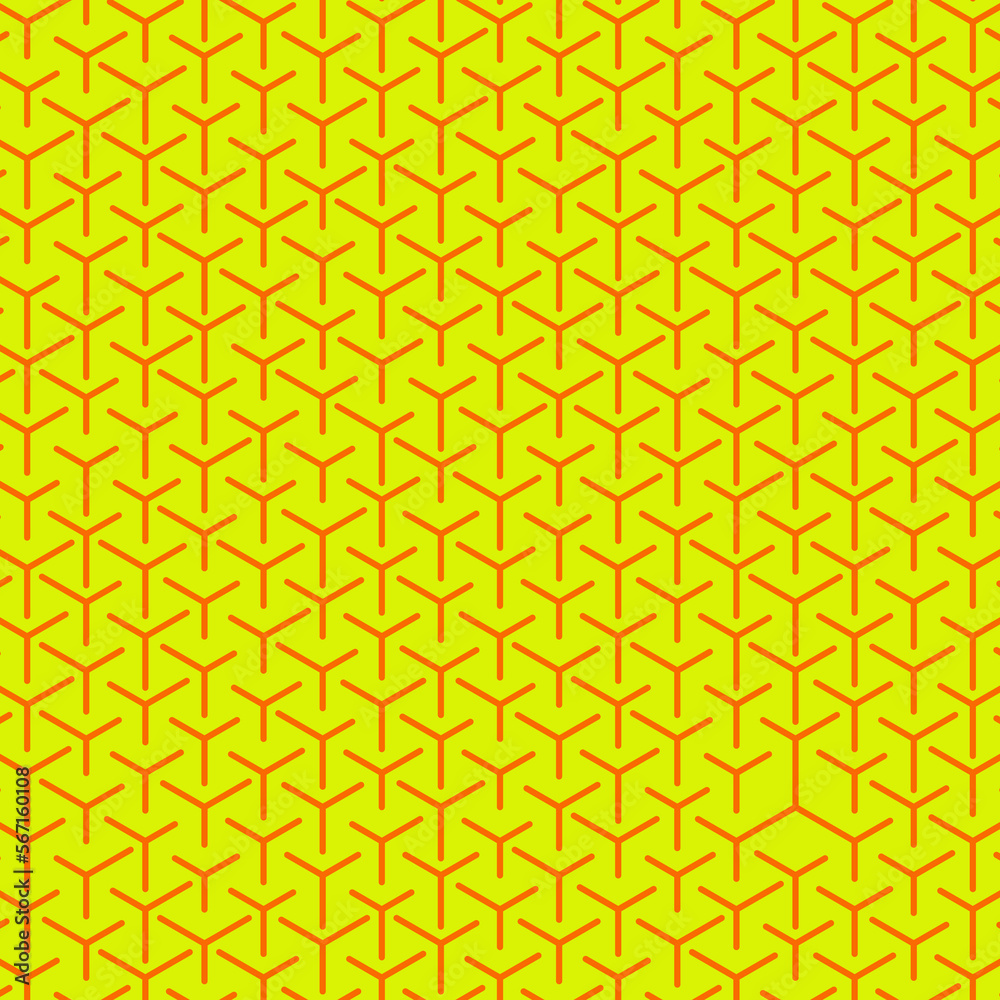 Hexagonal Maze pattern abstract illustration Hexagonal Maze pattern abstract illustration