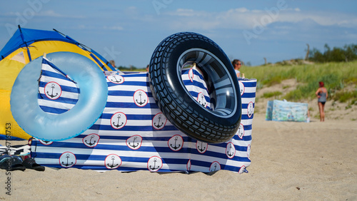tent on the beach