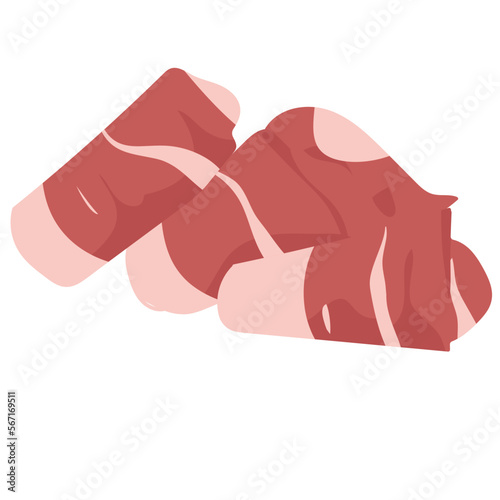 Charcuterie Cheese board illustration 
