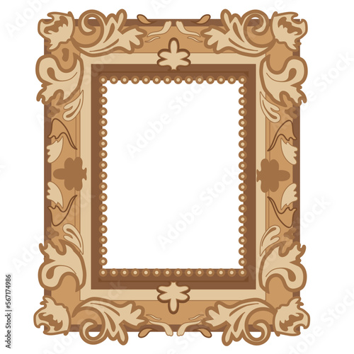 Ornate Vintage Frame blank inside 