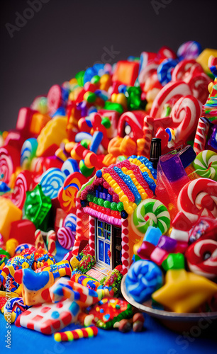 Candyland house, Casa de Doces Generative AI