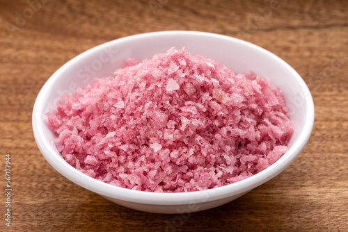 Red wine salt - Condiment to aromatize and season food