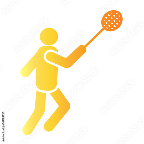 Wallpaper Mural badminton icon Torontodigital.ca