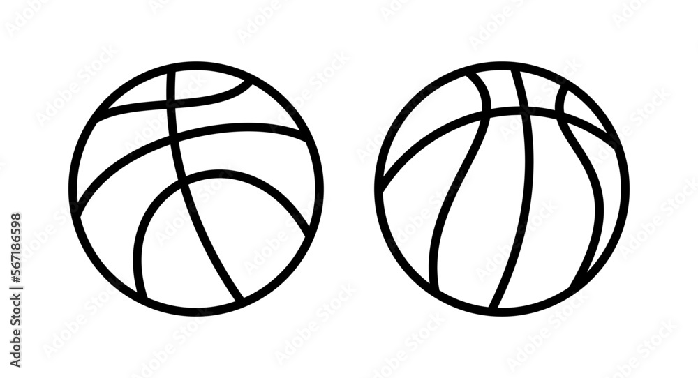 Basketball icon vector illustration. Basketball ball sign and symbol