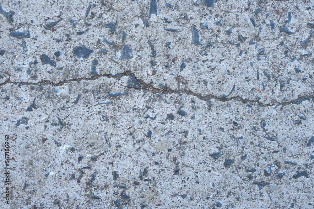 Cement road background with soil subsidence cracks Cement road background with soil subsidence cracks