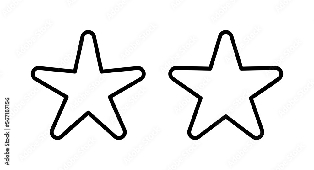 Star Icon vector illustration. rating sign and symbol. favourite star icon Star Icon vector illustration. rating sign and symbol. favourite star icon