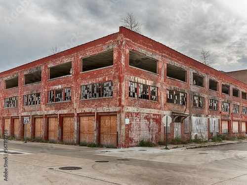 Corner Of Brick Warehouse