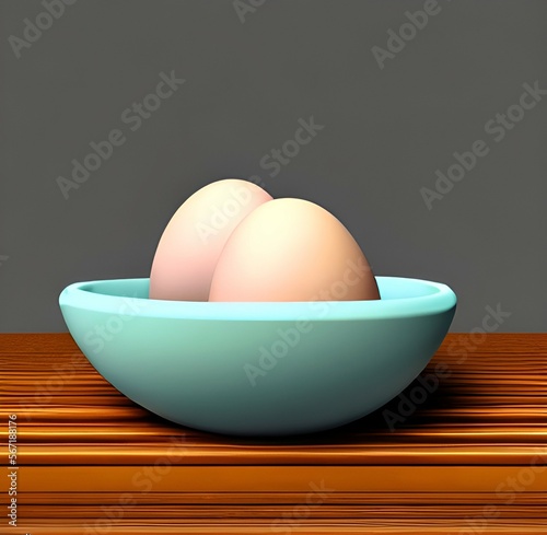 eggs in a bowl photo