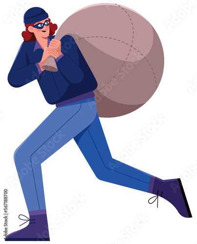Thief on White