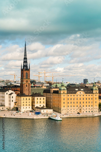 View of Stockholm from Skinnarviksberget in summer © TambolyPhotodesign