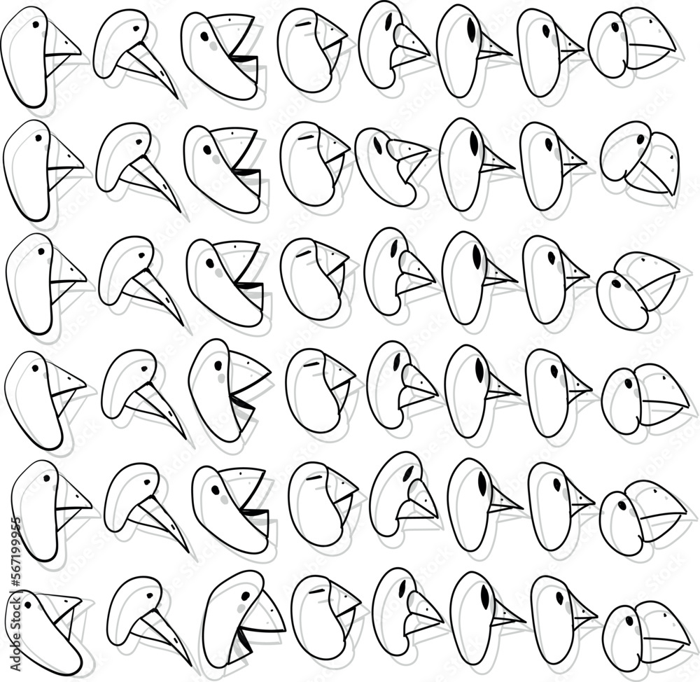 Fototapeta premium pattern with birds