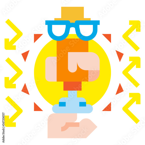 sunblock flat icon