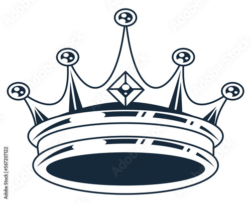 crown with diamond