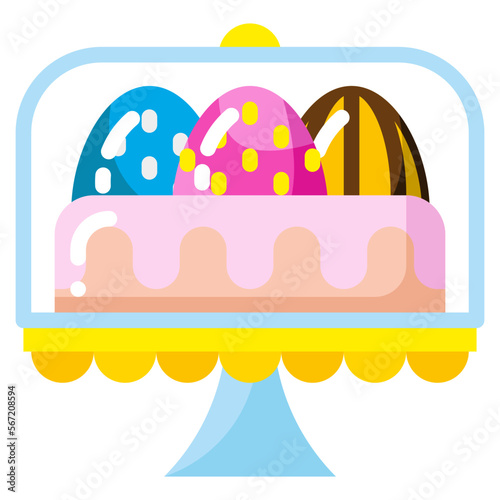 cake flat icon