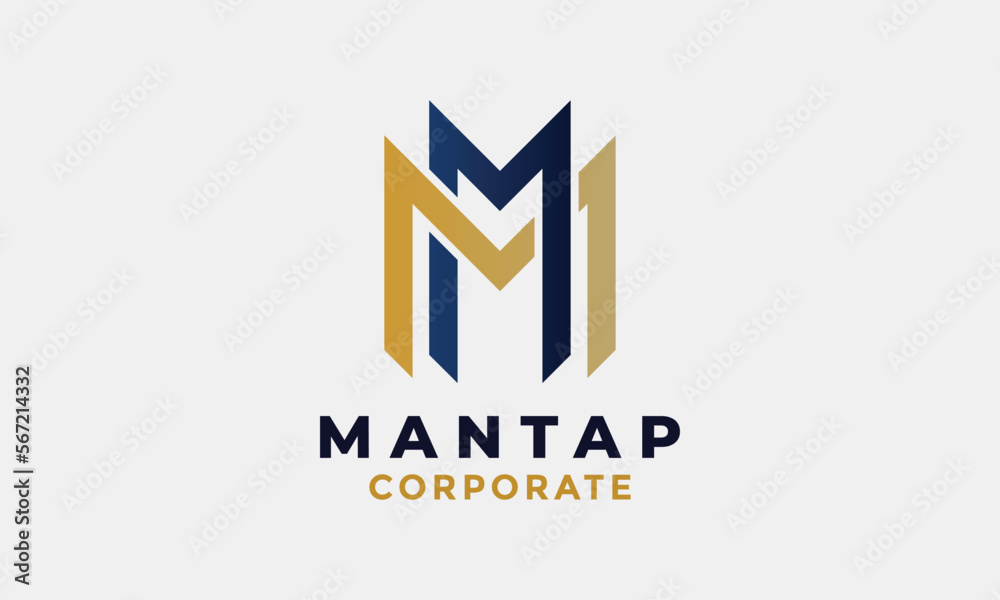 Logo letter M simple design Logo letter M simple design