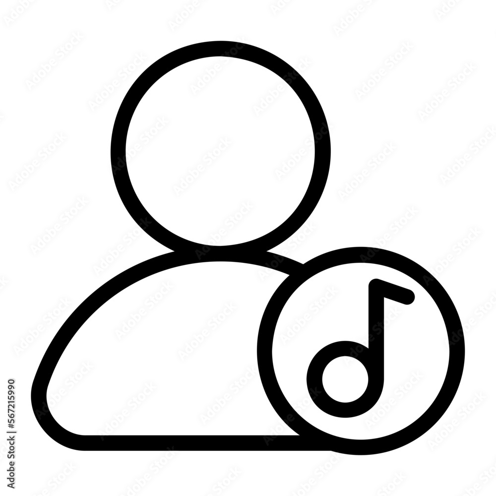 music line icon music line icon