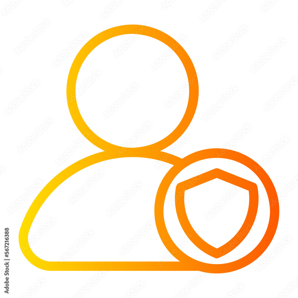 shield gradient icon shield gradient icon