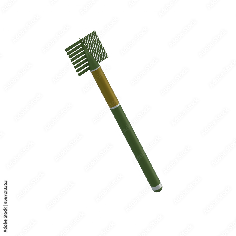 3d cosmetic lash comb icon
