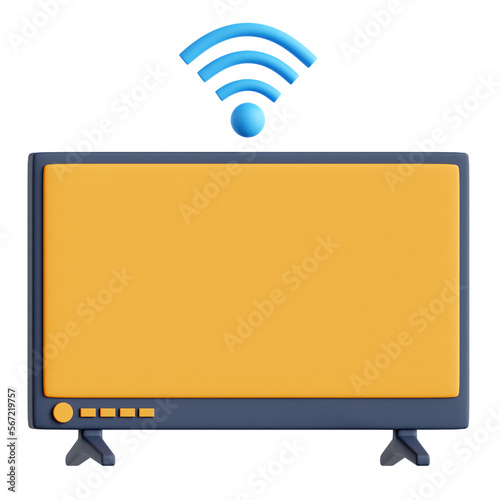 3d smart tv icon
