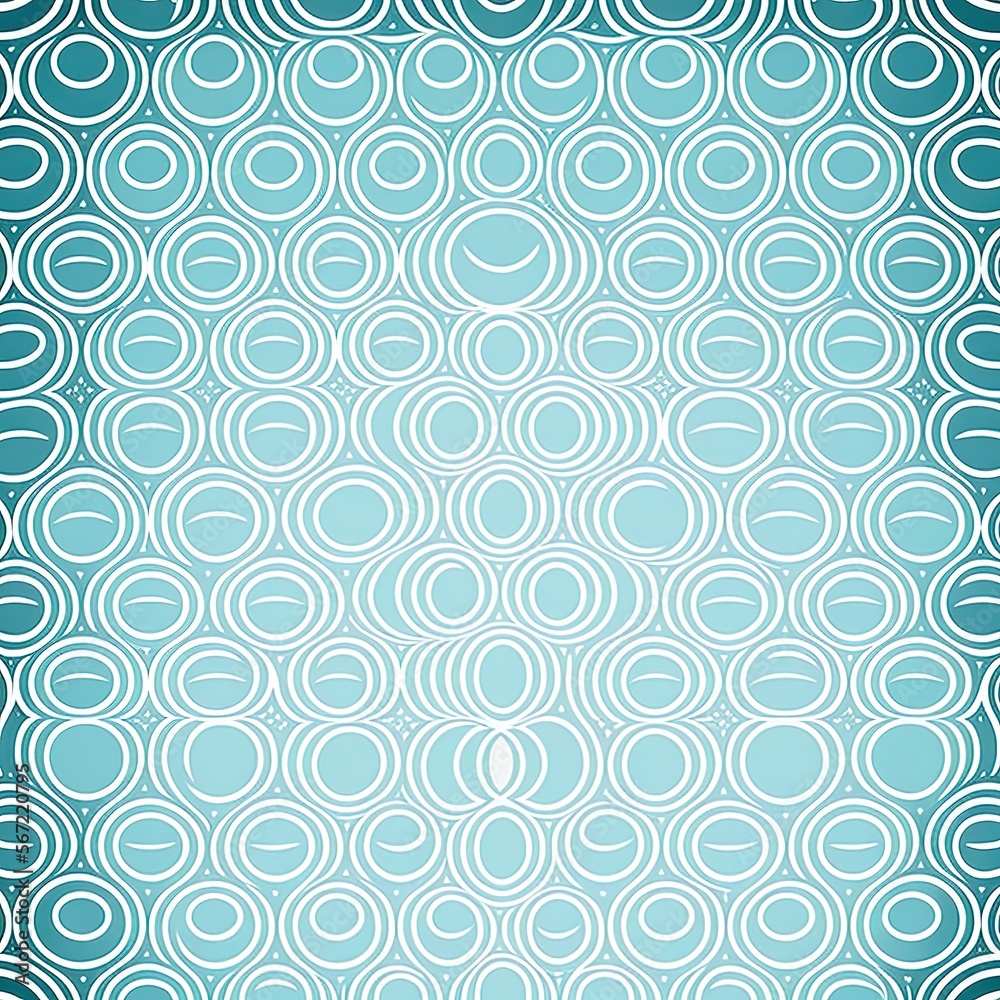 Vector pattern geometric line circle abstract seamless blue line