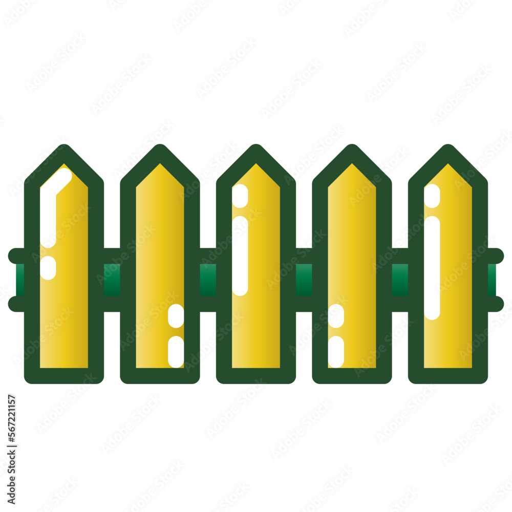Obraz premium fence icon