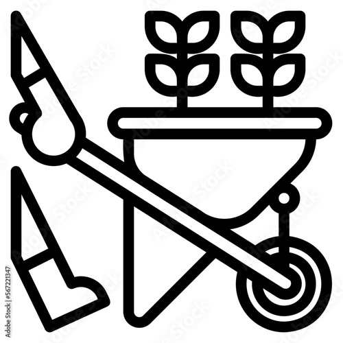 wheelbarrow icon