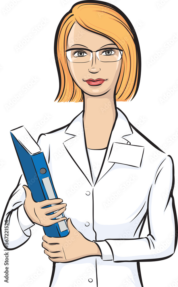 woman doctor with folder - PNG image with transparent background woman doctor with folder - PNG image with transparent background