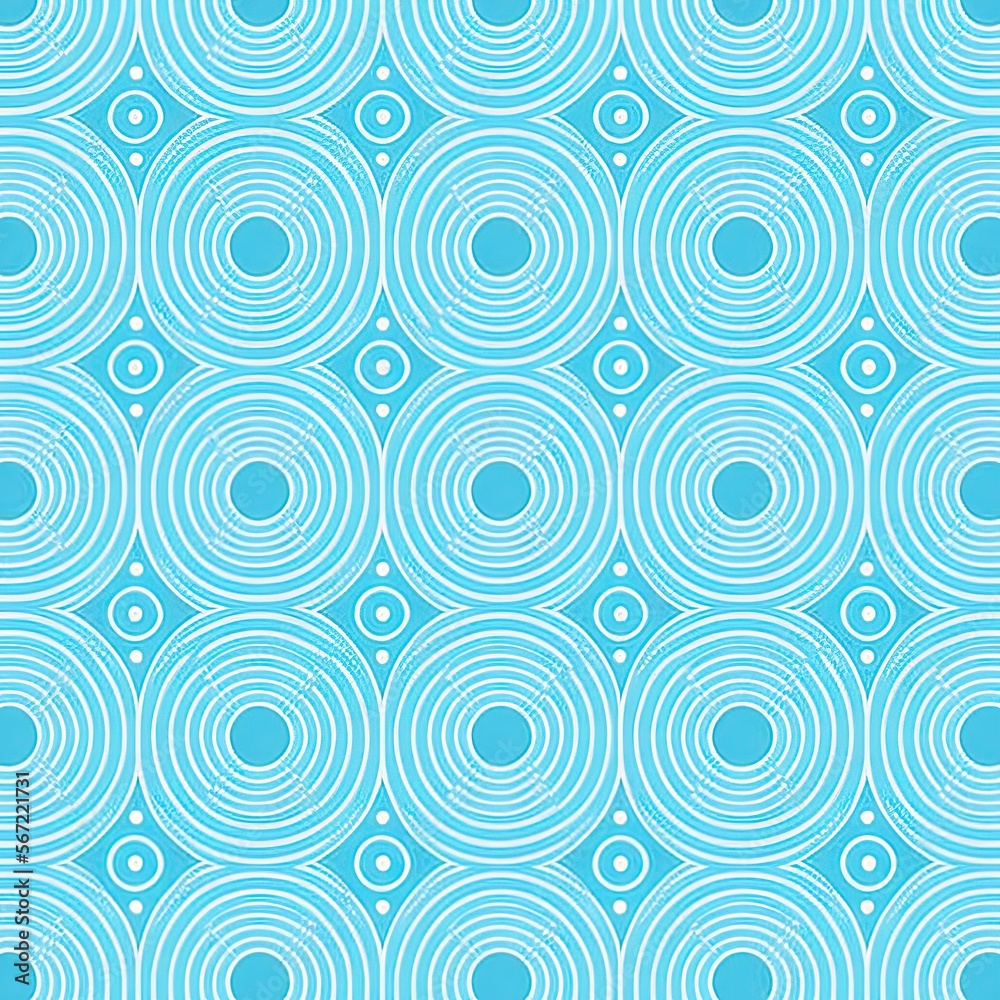 Vector pattern geometric line circle abstract seamless blue line Vector pattern geometric line circle abstract seamless blue line