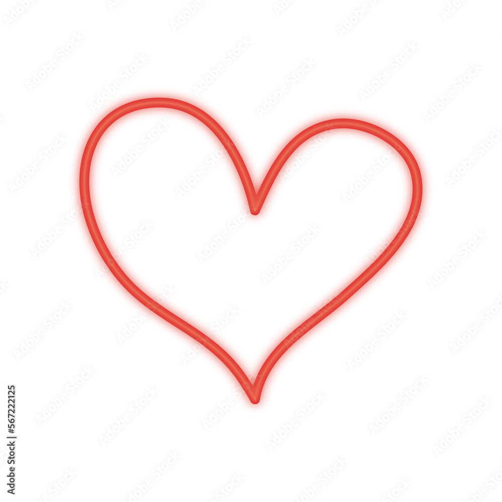 Heart Valentines Neon Signboard