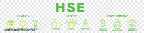 HSE  hse, health, safety, environment, icon vector illustration . 