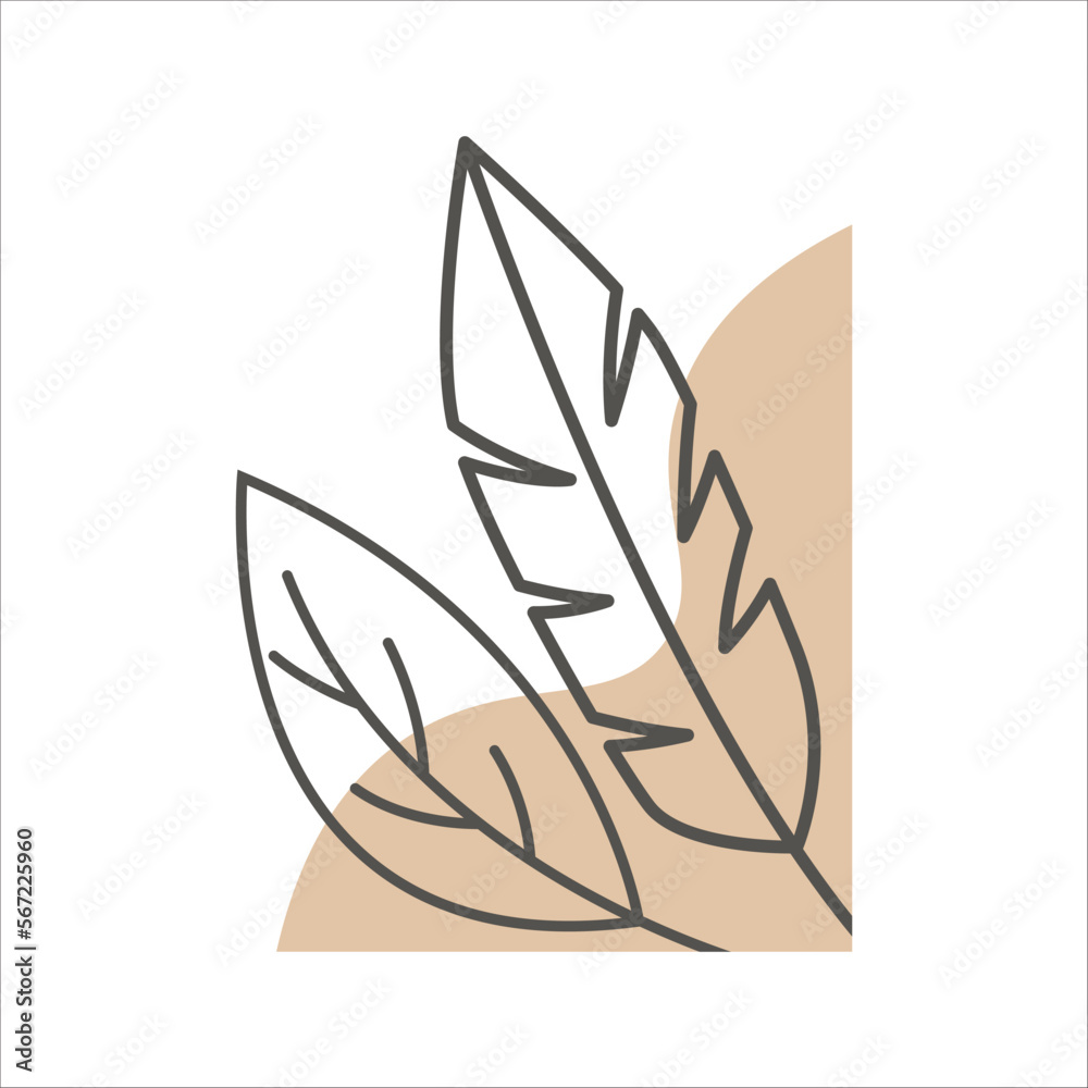 Brown Flat Plants Corner Brown Flat Plants Corner