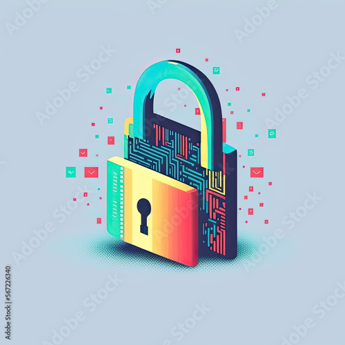 lock, password, key, security, safe, Generative AI