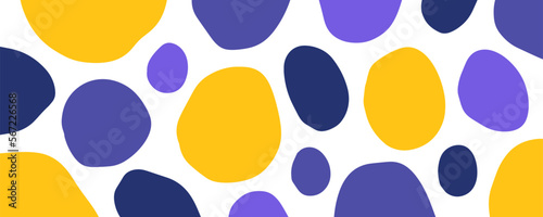 Organic form shape elements background design vector. Creative minimalist flat style art template.