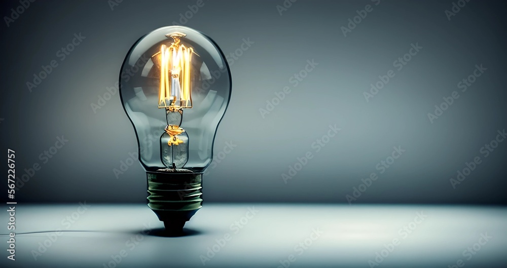 light bulb with background, idea concept, copy space for text, illustration, Generative, AI light bulb with background, idea concept, copy space for text, illustration, Generative, AI