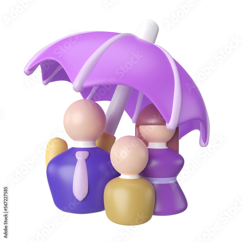 Insurance 3D Illustration Icon