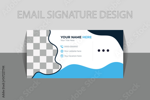 Email signature design photo