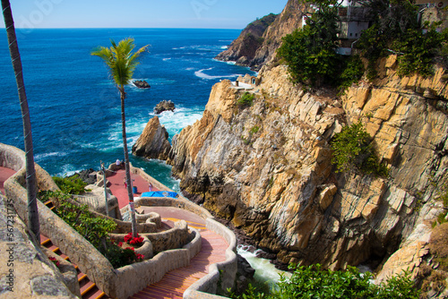 Fototapeta Naklejka Na Ścianę i Meble -  La quebrada  - Acapulco CDMX