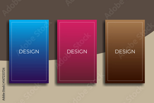 Collection of backgrounds with beautiful gradation colors. Great backdrop for posters, flyers, banners, backdrops etc