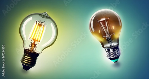light bulb with background,...