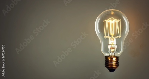 light bulb with background,...