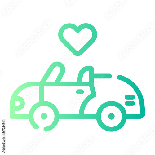 wedding gradient icon