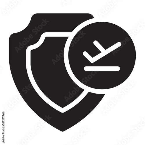 Liftoff glyph icon
