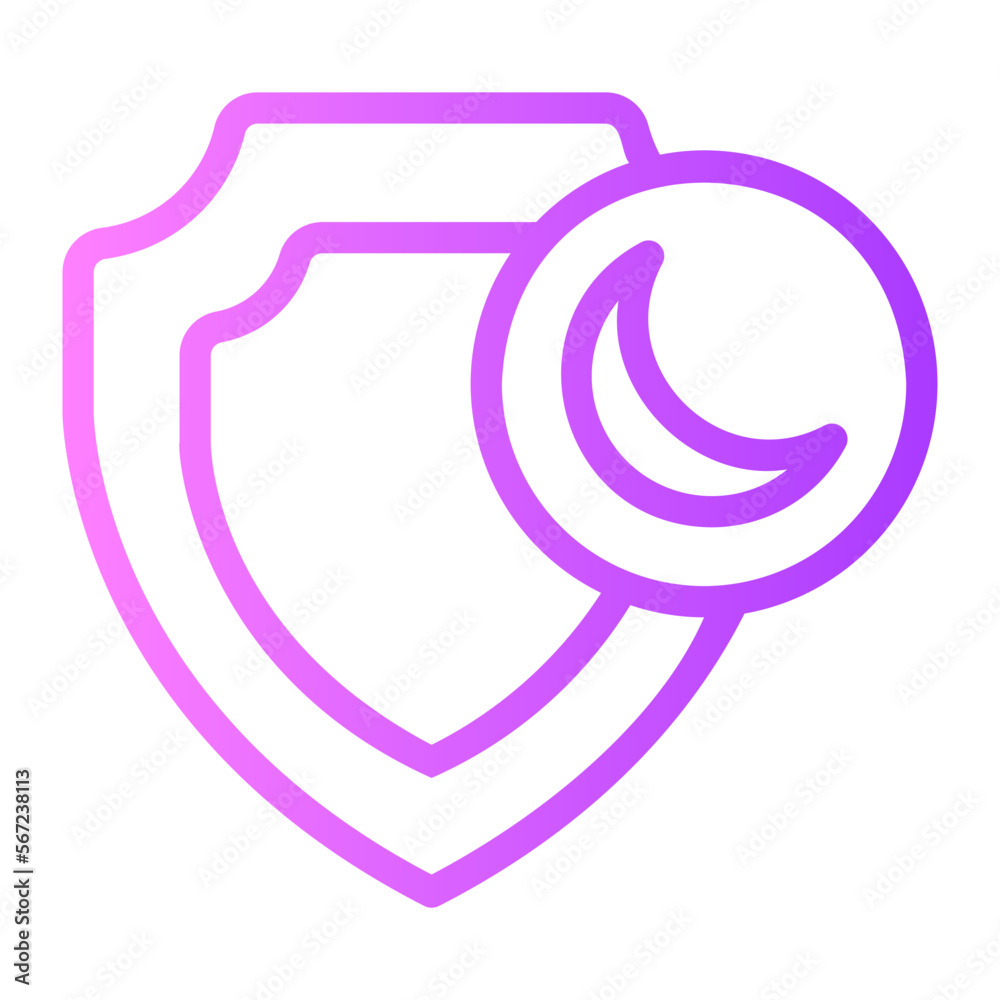 moon gradient icon moon gradient icon