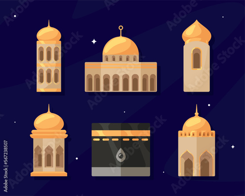 mecca and five mosques