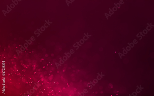 Red maroon on  bokeh glitter background Ideal as wallpaper, banner, Christmas theme, brochure etc.,	