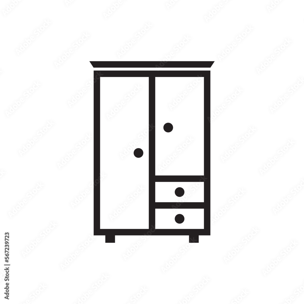 cupboard icon , furniture icon vector cupboard icon , furniture icon vector