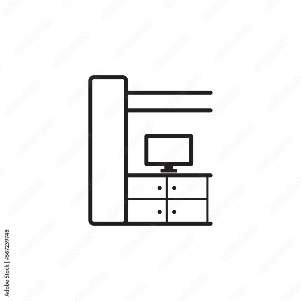 cupboard icon , furniture icon vector cupboard icon , furniture icon vector